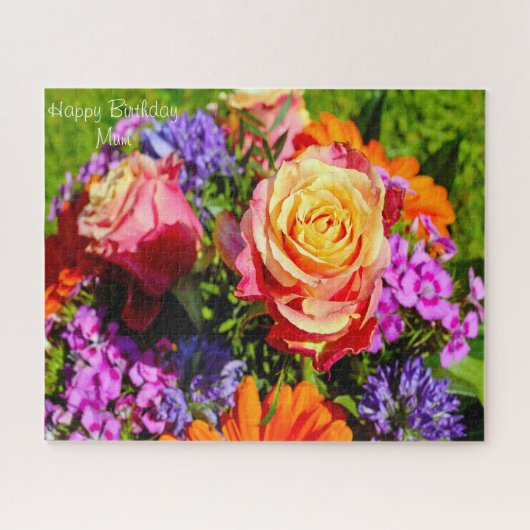 Puzzle Maman d'anniversaire. (Horizontal)