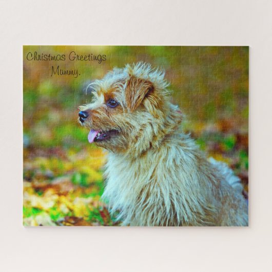 Puzzle Maman de Noël. (Horizontal)