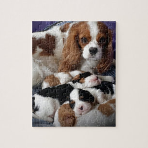 Puzzle Maman et bébés cavaliers