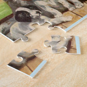 Puzzle maman et chiots de springer spaniel (Côté)