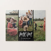 Puzzle Maman Etabli Script Moderne 3 Photo (Horizontal)
