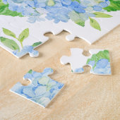 Puzzle Maman Floral Blue Hydrangea Fête des Mères (Côté)