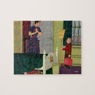 Puzzle Maman, j'ai nettoyé ma pièce !