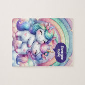 Puzzle Maman mignonne fille amour plus (Horizontal)
