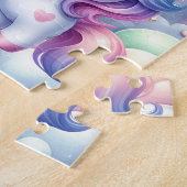 Puzzle Maman mignonne fille amour plus (Côté)