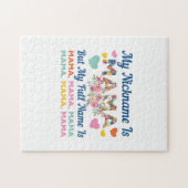 Puzzle Maman Mon Surnom Est Maman Anniversaire (Horizontal)