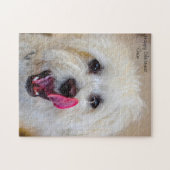 Puzzle Mamie de Noël. (Horizontal)