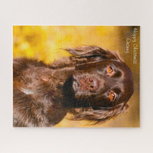 Puzzle Mamie de Noël. (Horizontal)