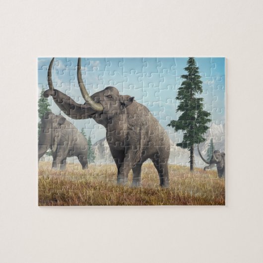 Puzzle Mammoths colombiens (Horizontal)