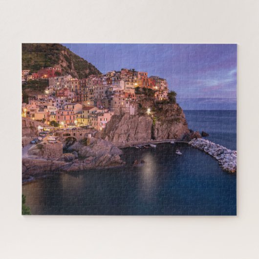 Puzzle Manarola Italie Ville Cliff Homes (Horizontal)