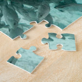Puzzle Manatee Floride. Vœux de Noël (Côté)
