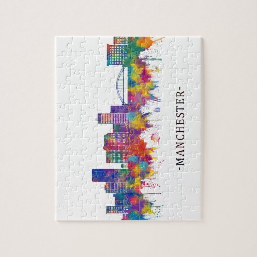 Puzzle Manchester New Hampshire Skyline (Vertical)