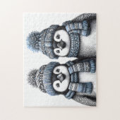 Puzzle Manchots Mignons (Vertical)