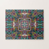 Puzzle Mandala Abstrait coloré (Horizontal)