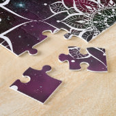 Puzzle Mandala aquarelle nebula yoga zen (Côté)