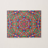 Puzzle Mandala bariolé embrouillé (Horizontal)
