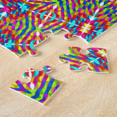 Puzzle Mandala bariolé embrouillé (Côté)