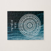 Puzzle Mandala Blanc Laissez la mer vous libérer (Horizontal)