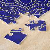 Puzzle Mandala bleu (Côté)