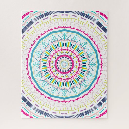 Puzzle mandala coloré (Vertical)