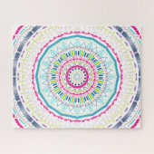 Puzzle mandala coloré (Horizontal)