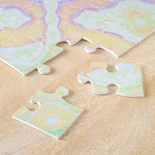 Puzzle Mandala coloré (Côté)