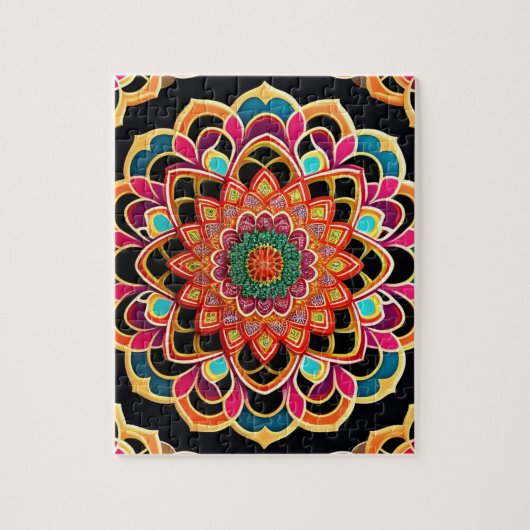 Puzzle Mandala coloré (Vertical)