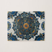 Puzzle Mandala d'argent et d'or (Horizontal)