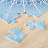 Puzzle Mandala dauphins bleus (Côté)