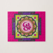 Puzzle Mandala de l'OM Shanti OM (Horizontal)