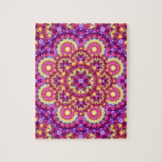 Puzzle Mandala de Matrix d'arc-en-ciel (Vertical)