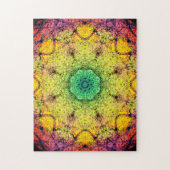Puzzle Mandala de relaxation fractale coloré (Vertical)