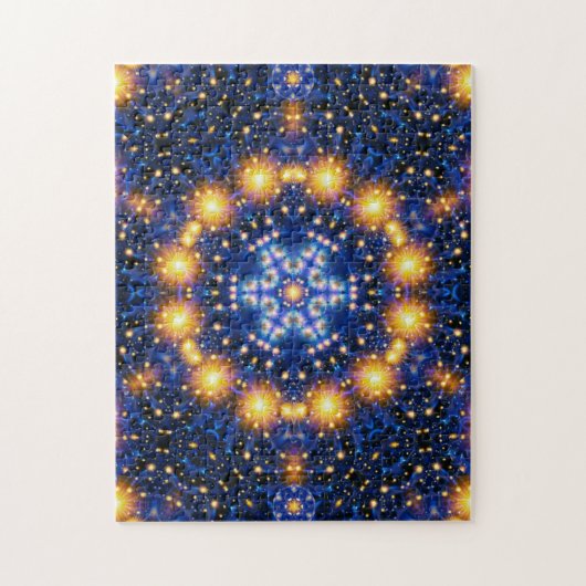 Puzzle Mandala d'éclat d'étoile (Vertical)