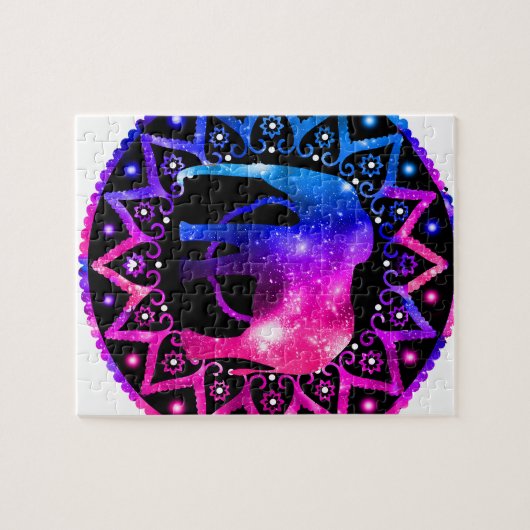 Puzzle Mandala d'éléphant (Horizontal)