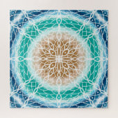 Puzzle Mandala des vagues de l'océan (Horizontal)