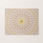 Puzzle Mandala d'or beige (Horizontal)