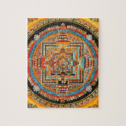 PUZZLE MANDALA ÉSOTÉRIQUE III DE KALACHAKRA (Vertical)