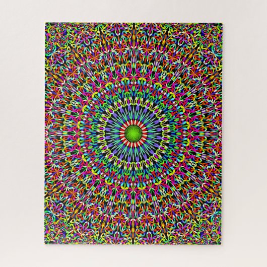 Puzzle Mandala heureux de jardin (Vertical)
