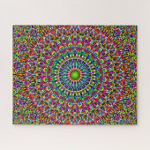 Puzzle Mandala heureux de jardin (Horizontal)
