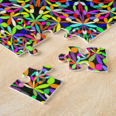 Puzzle Mandala heureux de jardin (Côté)