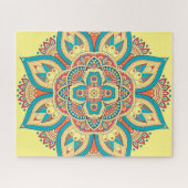 Puzzle Mandala motif coloré ethnie marocaine (Horizontal)