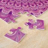Puzzle Mandala rose de fleur (Côté)