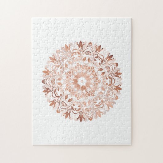 Puzzle Mandala rose Gold (Vertical)