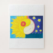 Puzzle Mandala: Solflor e Luaflor (Vertical)