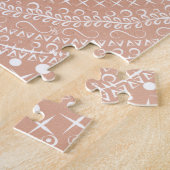 Puzzle Mandala tribal géométrique (Côté)