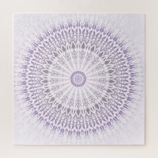 Puzzle Mandala violet (Vertical)