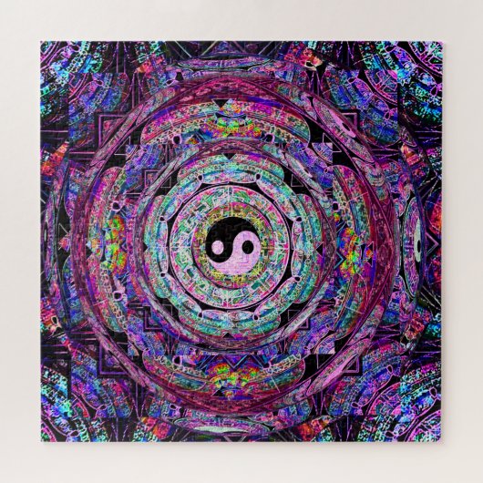 Puzzle Mandala Yin Yang (Horizontal)