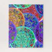 Puzzle Mandalas colorées | Style Boho (Vertical)