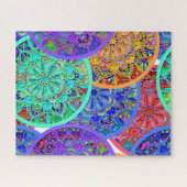 Puzzle Mandalas colorées | Style Boho (Horizontal)