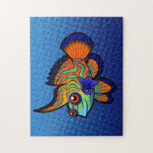 Puzzle Mandarin cartoon / Poisson dragonet (Vertical)